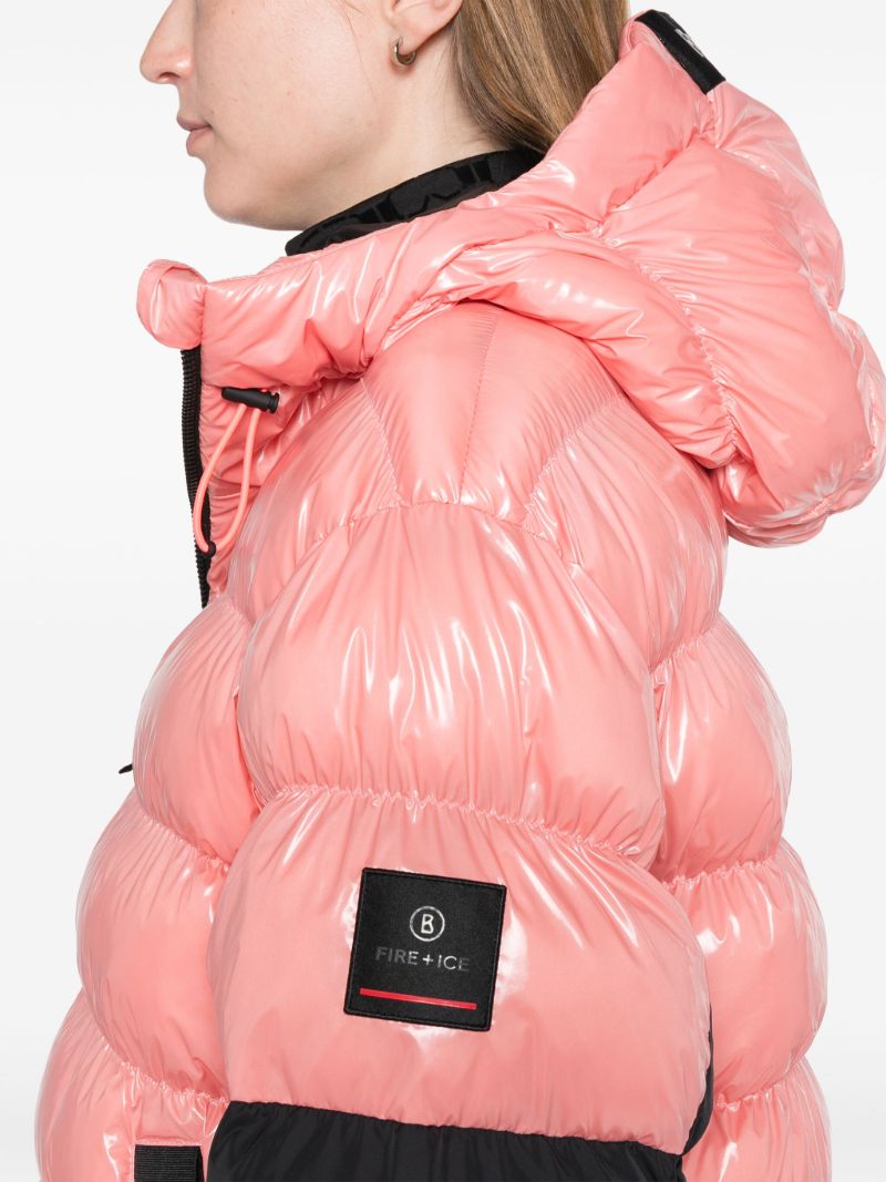 Quilted Hooded Ski Jacket