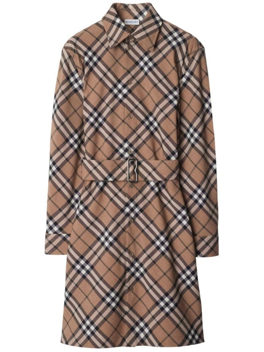 Check Shirt Dress