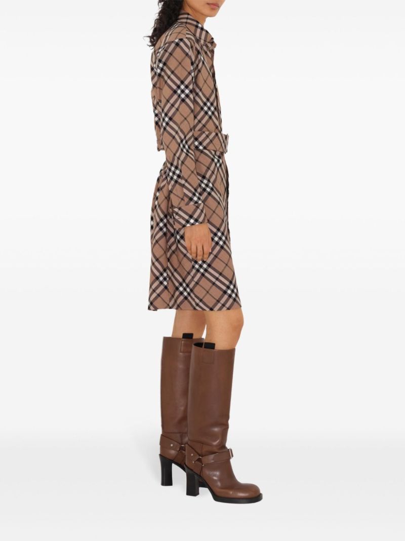 Check Shirt Dress