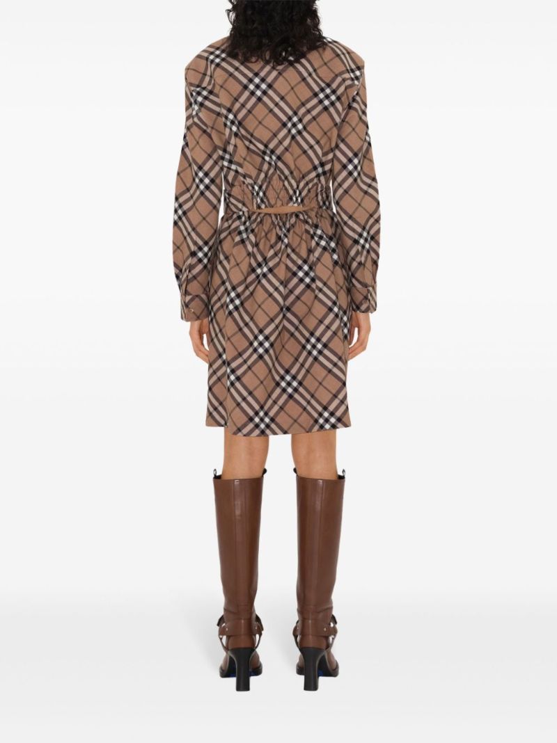Check Shirt Dress