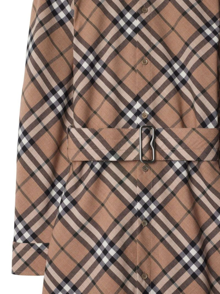 Check Shirt Dress