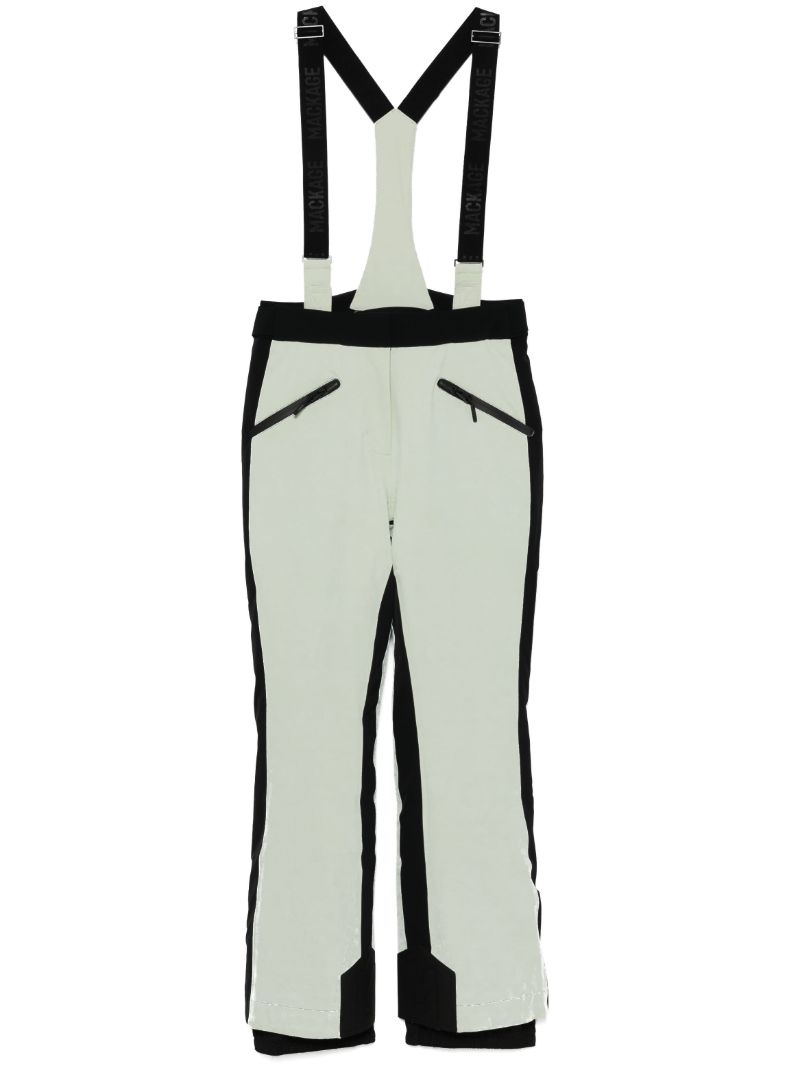 White Nyomi Ski Dungarees