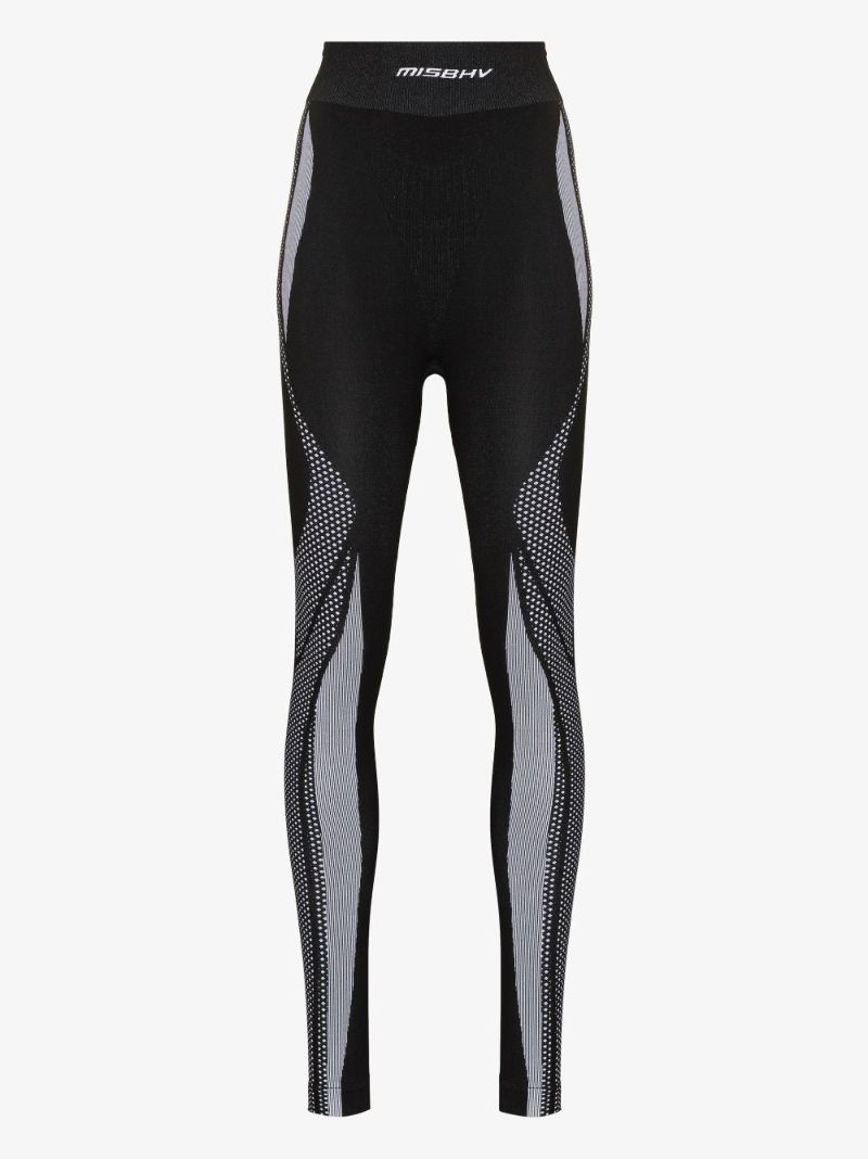 X Browns Black Base Layer Ski Leggings
