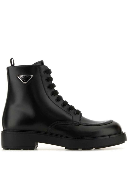 Black Triangle-logo Boots