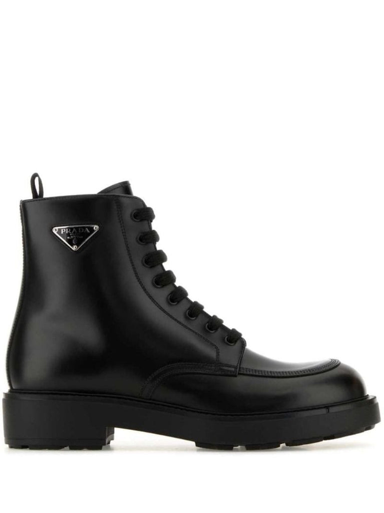 Black Triangle-logo Boots