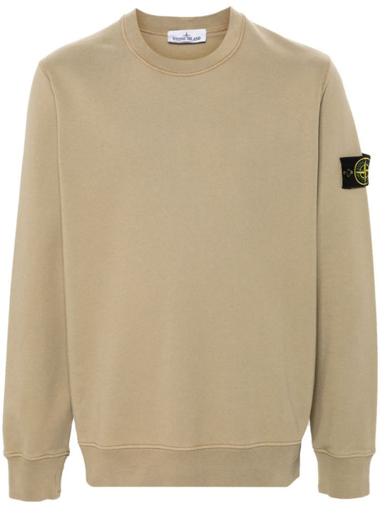 Compass-appliquÃ_x0083_Â© Cotton Sweatshirt