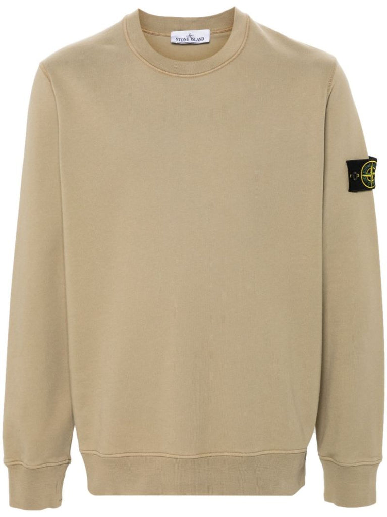 Compass-appliquÃ_x0083_Â© Cotton Sweatshirt
