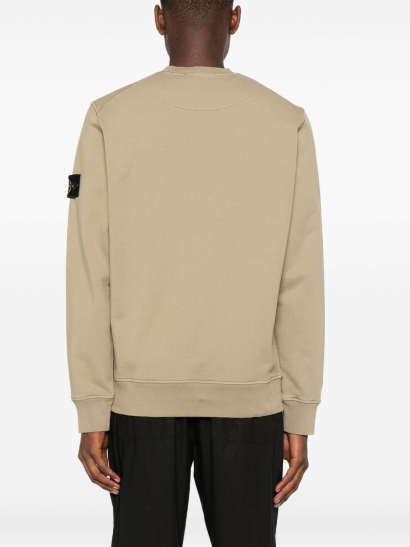 Compass-appliquÃ_x0083_Â© Cotton Sweatshirt