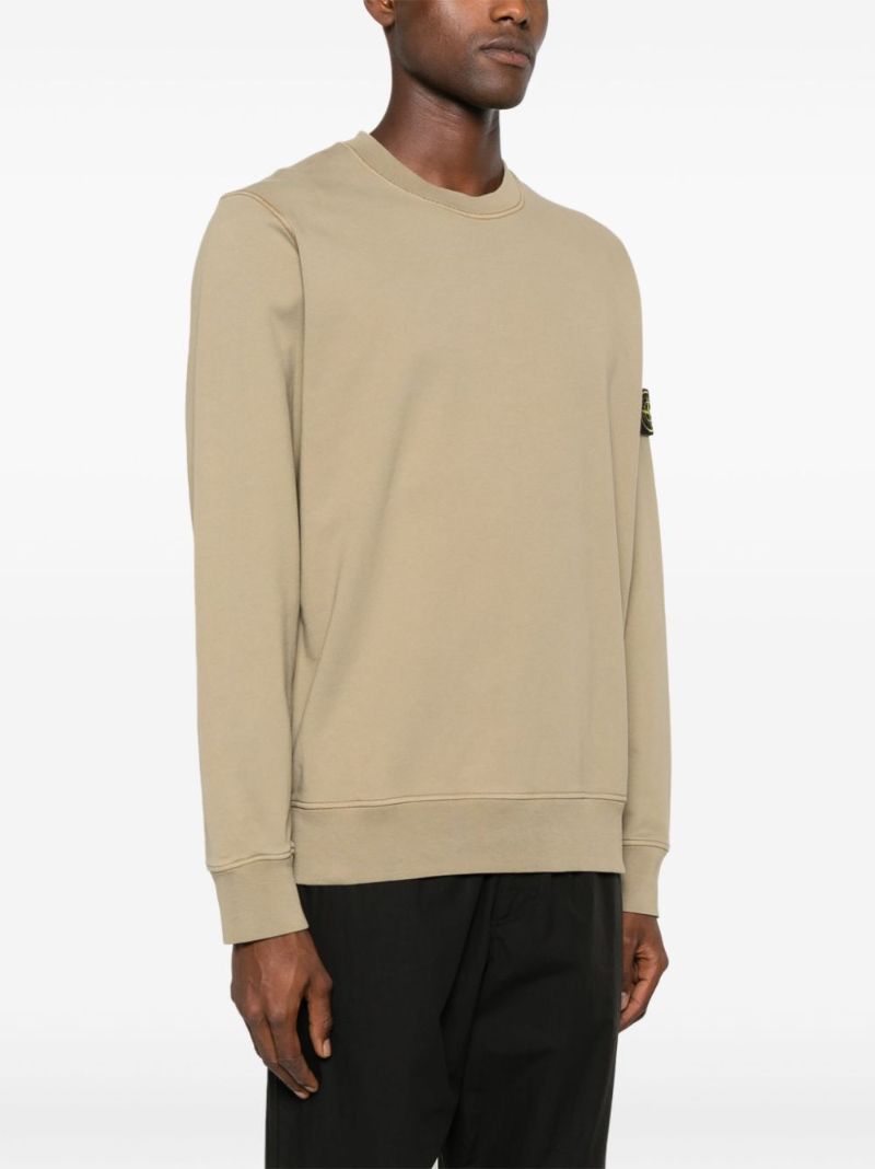 Compass-appliquÃ_x0083_Â© Cotton Sweatshirt