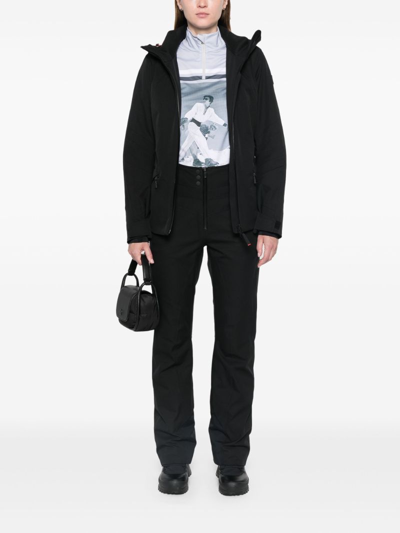 Printed Half-zip Ski Top