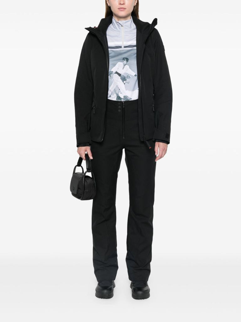 Printed Half-zip Ski Top