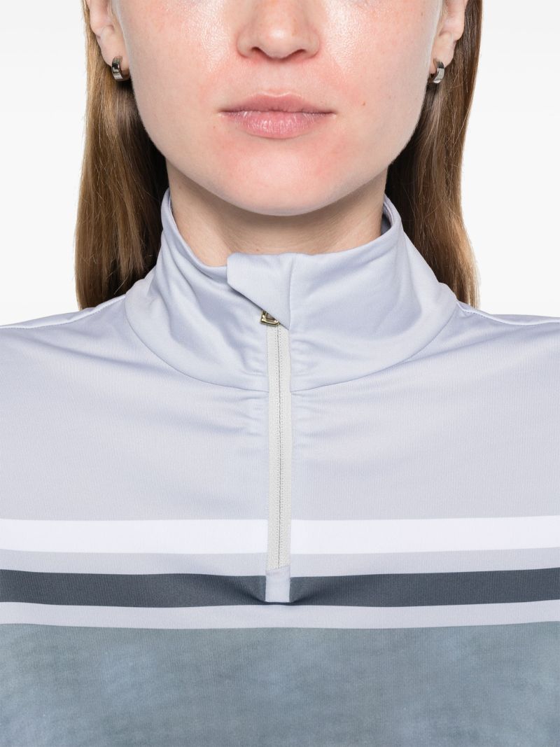 Printed Half-zip Ski Top