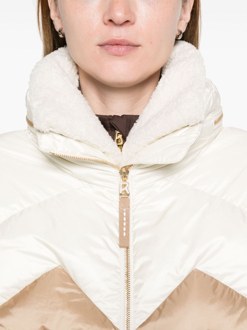 Double-collar Quilted Ski Jacket
