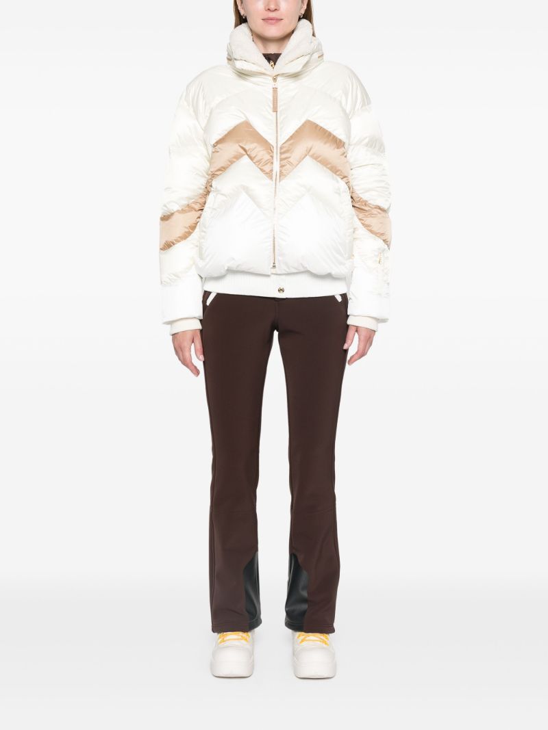 Double-collar Quilted Ski Jacket