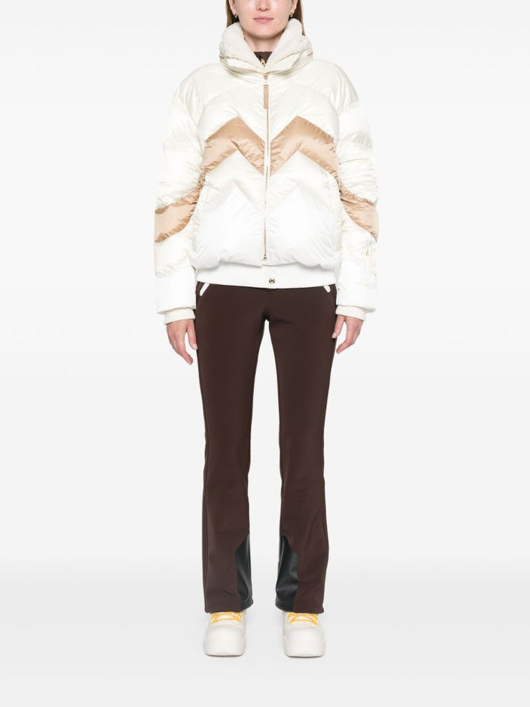 Double-collar Quilted Ski Jacket