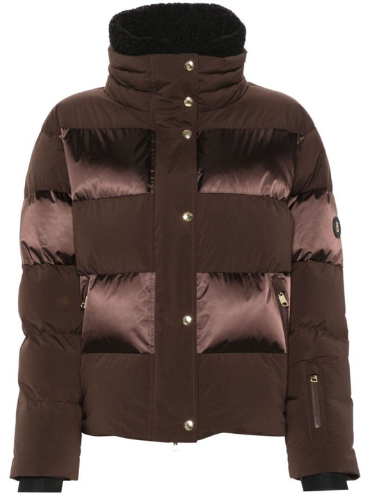 Double-collar Panelled Ski Jacket