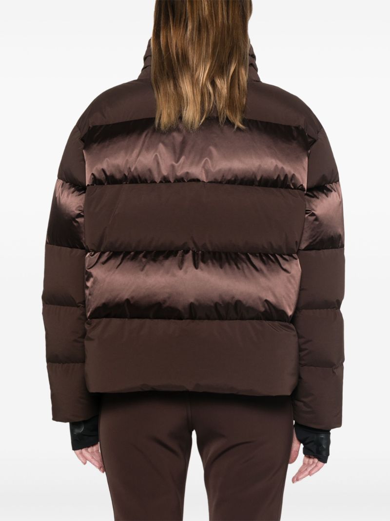Double-collar Panelled Ski Jacket