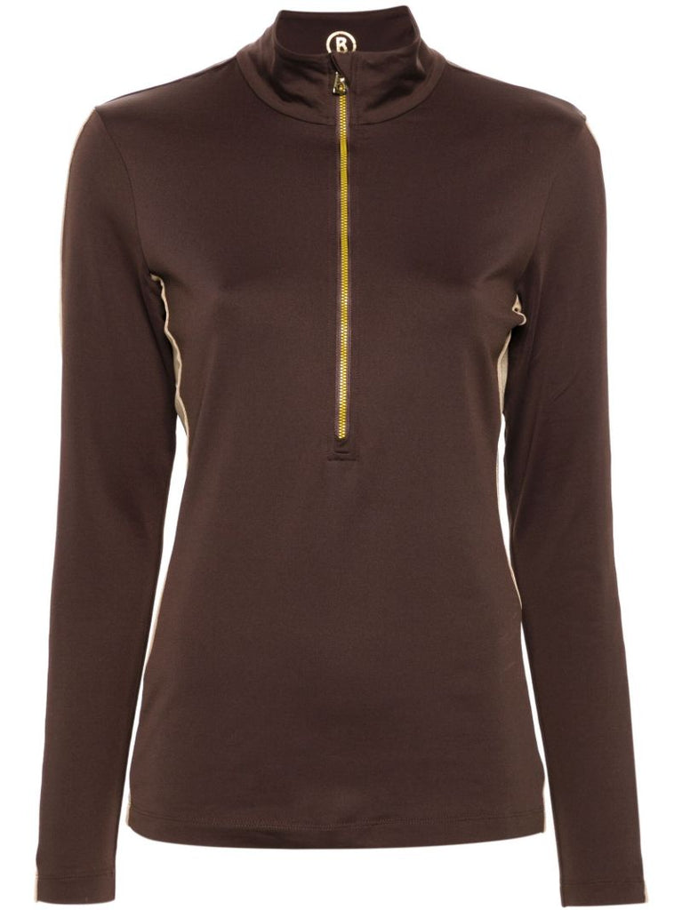 Two-tone Half-zip Ski Top