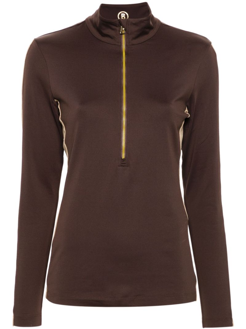 Two-tone Half-zip Ski Top