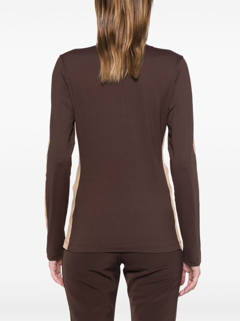 Two-tone Half-zip Ski Top