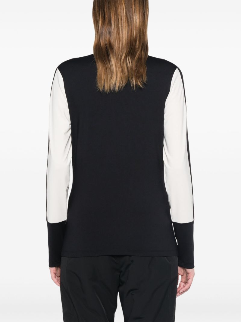 Intarsia-knit Half Zip Ski Top