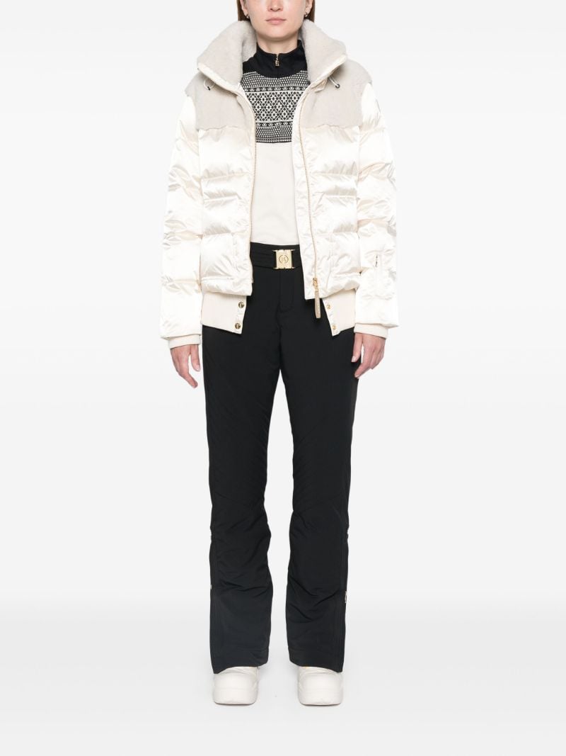Intarsia-knit Half Zip Ski Top