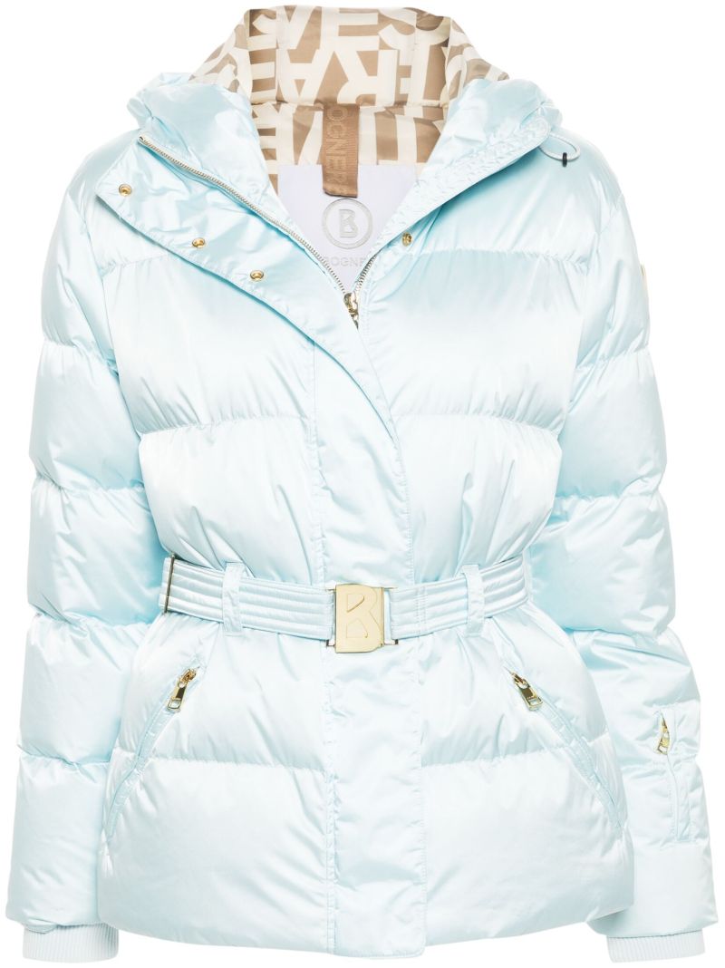 Belted Hooded Ski Jacket