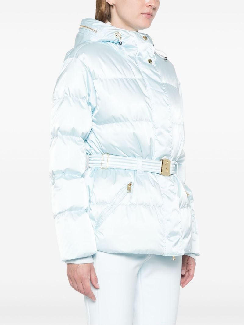 Belted Hooded Ski Jacket