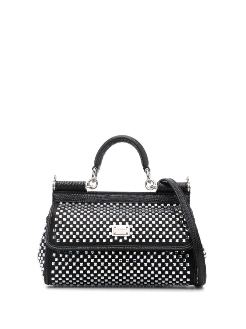Black Sicily Tote Bag