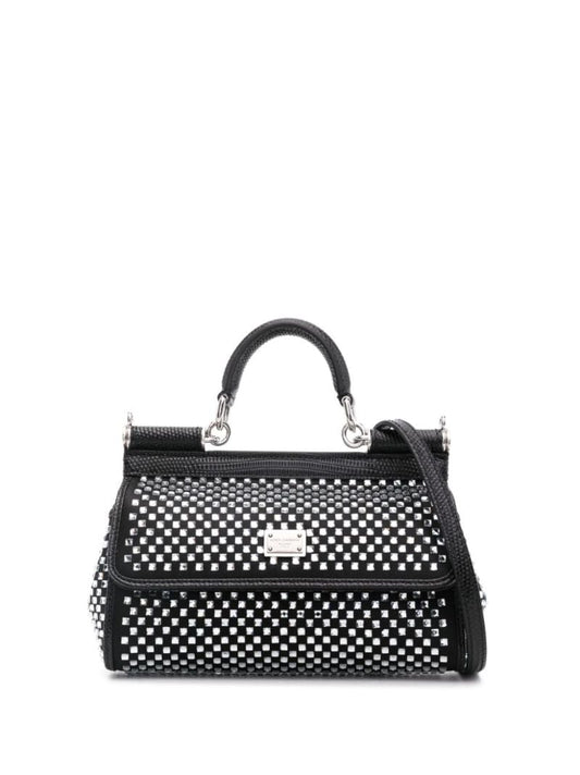 Black Sicily Tote Bag