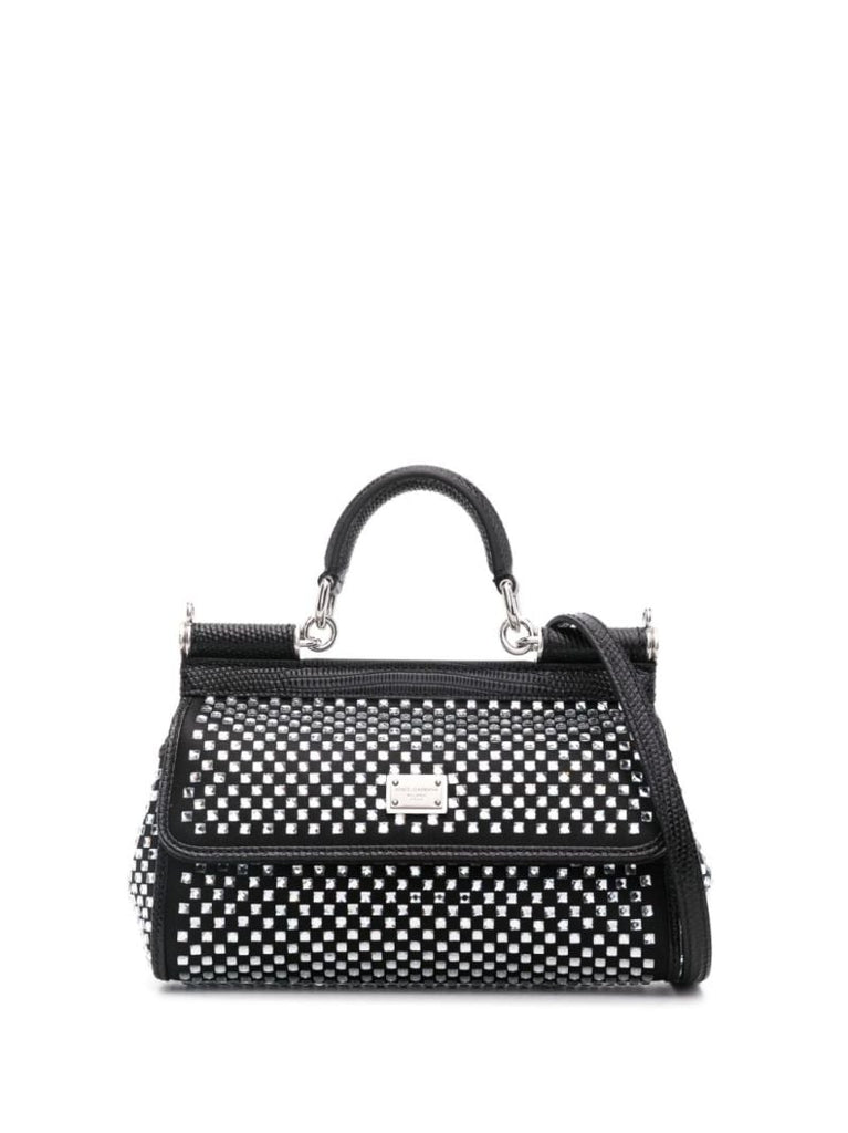 Black Sicily Tote Bag