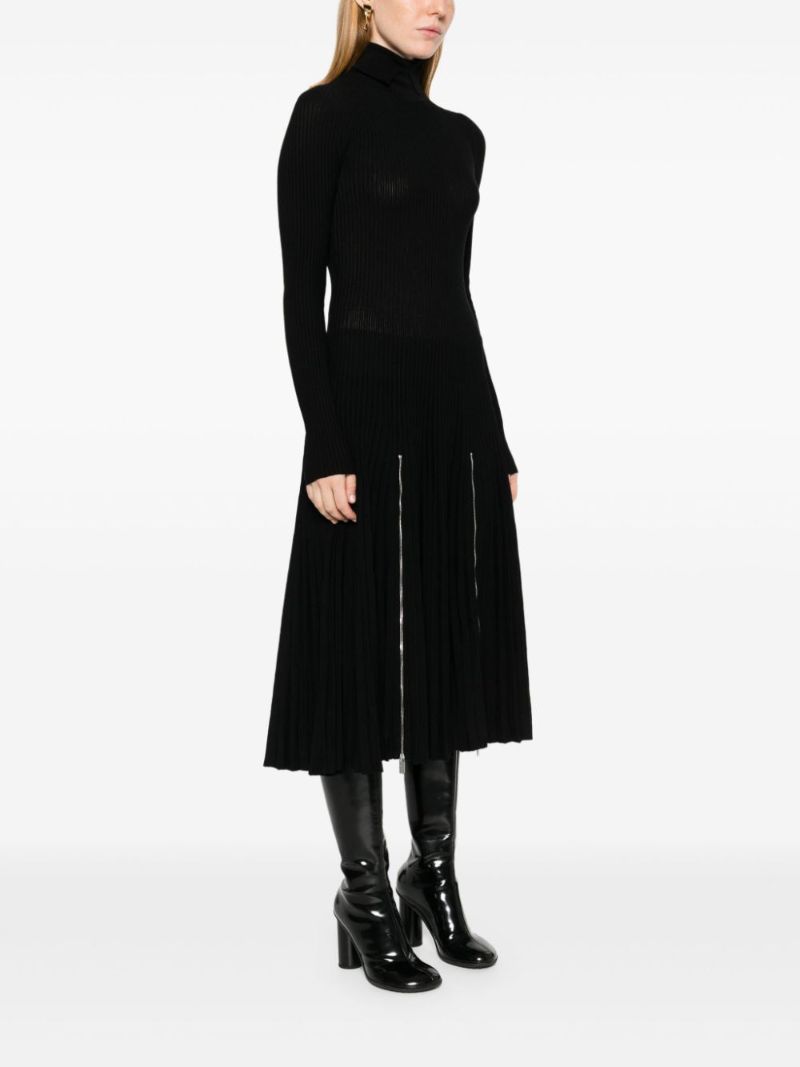 Pleated Midi Dress