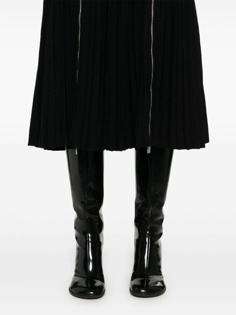 Pleated Midi Dress