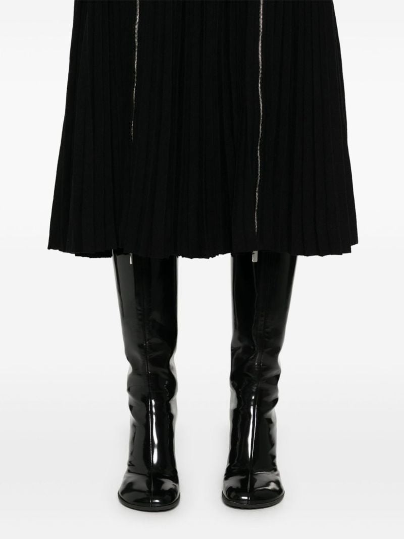 Pleated Midi Dress