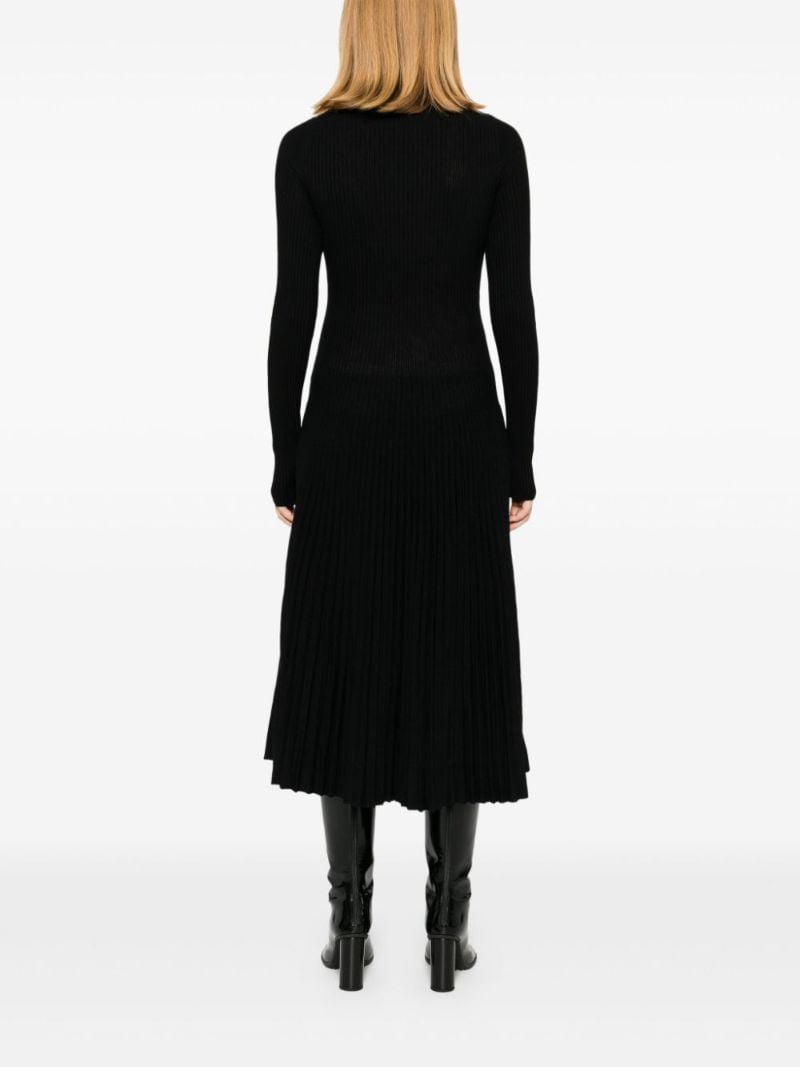 Pleated Midi Dress