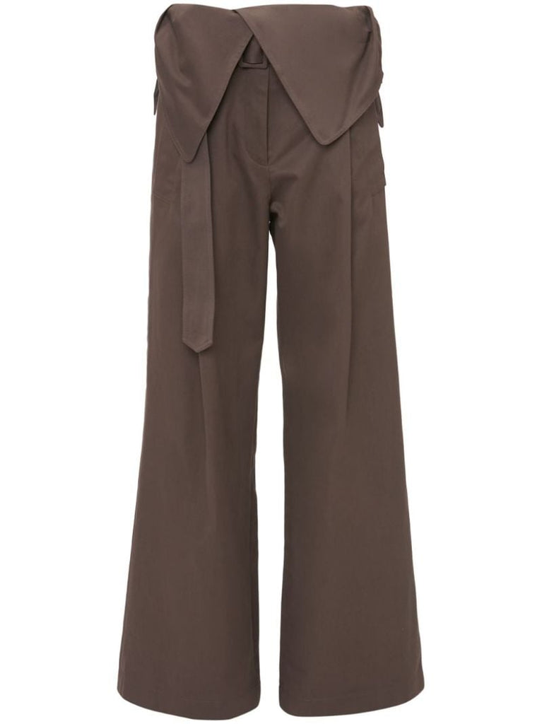 Fold-over Trench Trousers