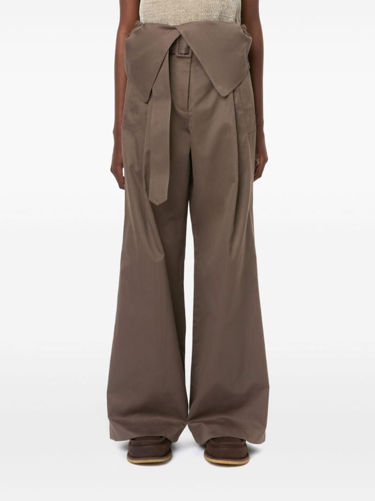 Fold-over Trench Trousers