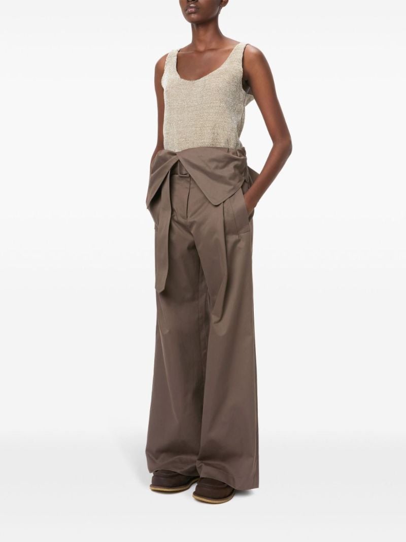 Fold-over Trench Trousers