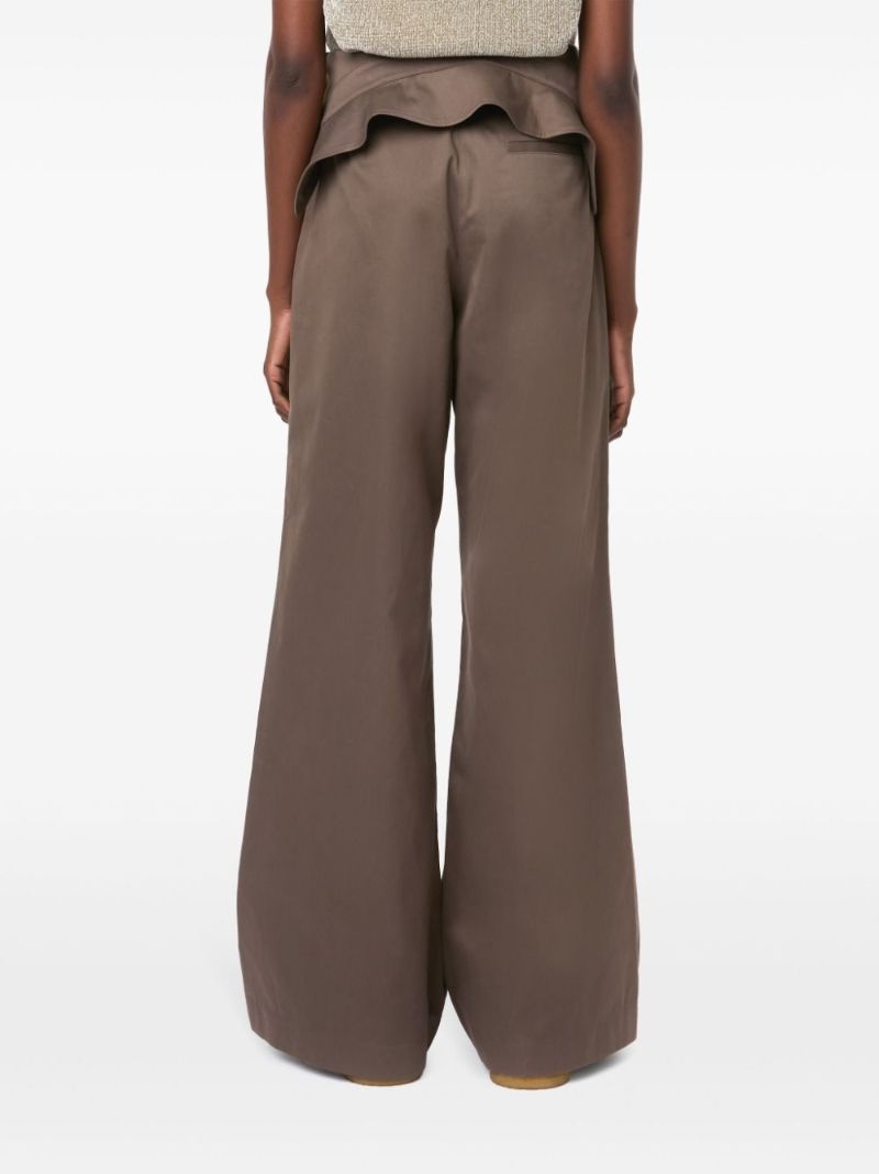 Fold-over Trench Trousers