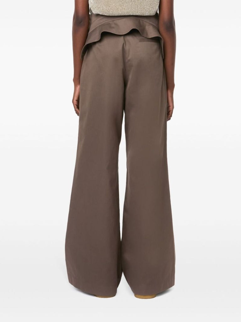 Fold-over Trench Trousers