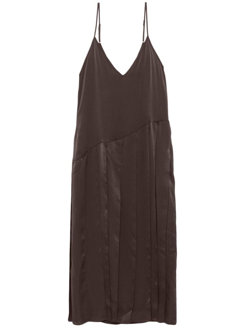 Pleated Midi Dress