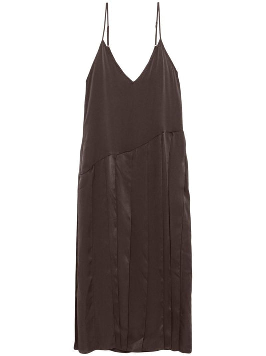 Pleated Midi Dress