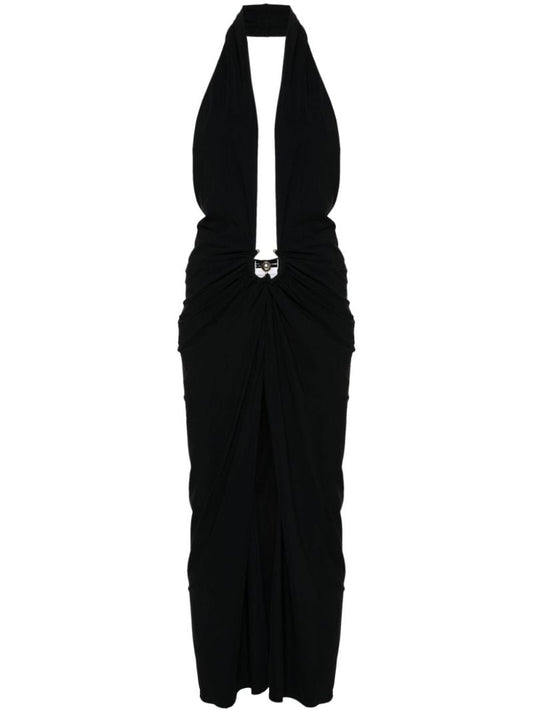 Pierced Orbit Halterneck Dress