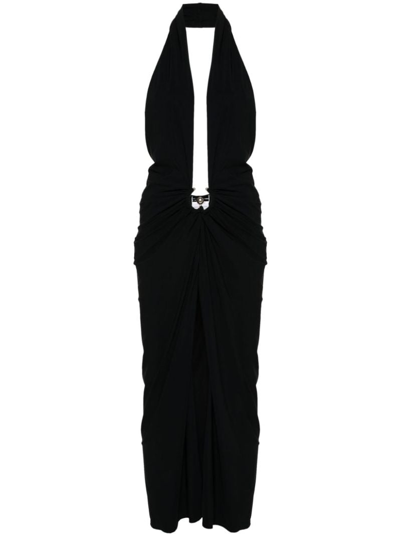 Pierced Orbit Halterneck Dress