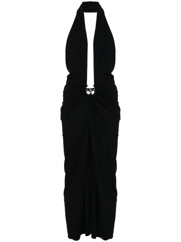 Pierced Orbit Halterneck Dress