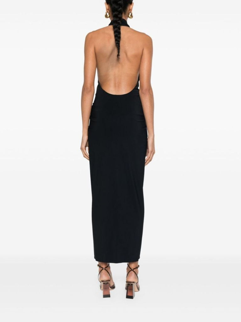 Pierced Orbit Halterneck Dress
