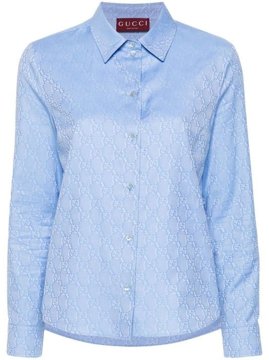 Gg Oxford Cotton Shirt