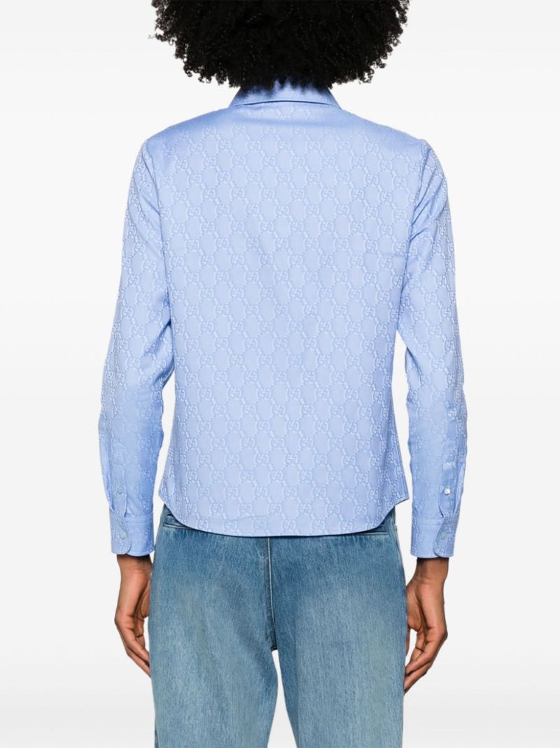 Gg Oxford Cotton Shirt