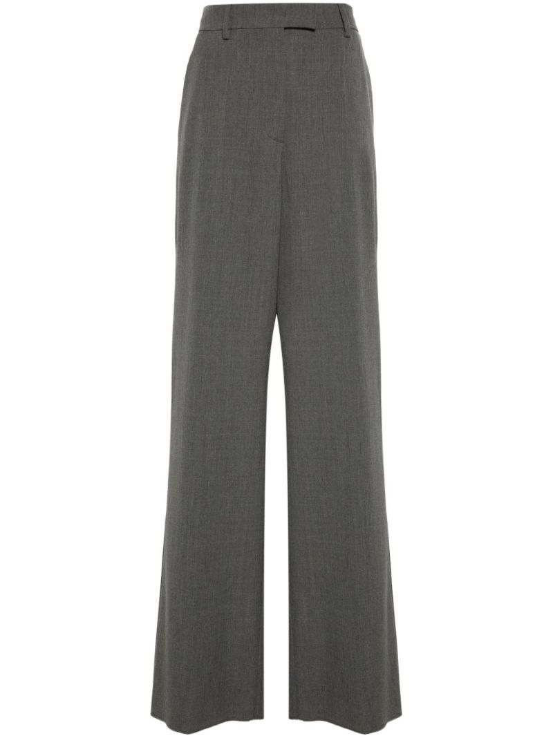 Wide-leg Tailored Trousers