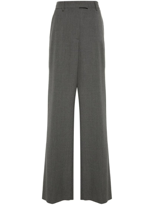 Wide-leg Tailored Trousers